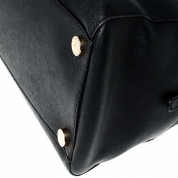 Pre Owned حقيبة مايكل مايكل كورس سيندي دوم جلد أسود