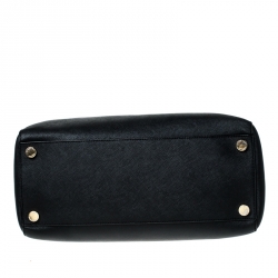 Pre Owned حقيبة مايكل مايكل كورس سيندي دوم جلد أسود