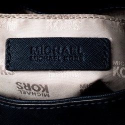 Pre Owned MICHAEL Michael Kors Navy Blue Saffiano Leather Shopper Tote 