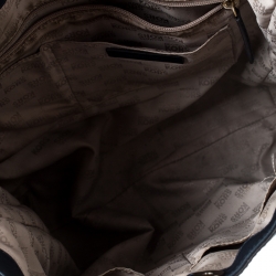 Pre Owned MICHAEL Michael Kors Navy Blue Saffiano Leather Shopper Tote 