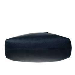 Pre Owned MICHAEL Michael Kors Navy Blue Saffiano Leather Shopper Tote 