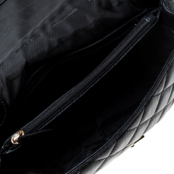 Pre Owned Michael Kors Black Quilted Leather Large Sloan Shoulder Bag