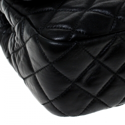 Pre Owned Michael Kors Black Quilted Leather Large Sloan Shoulder Bag