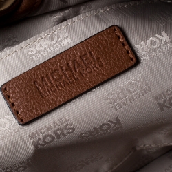 مملوكة مسبقًا MICHAEL Michael Kors Tan Leather Ring Tassel Tote