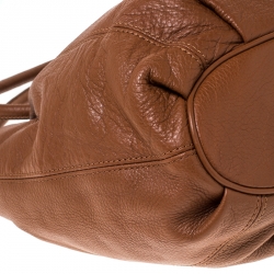 مملوكة مسبقًا MICHAEL Michael Kors Tan Leather Ring Tassel Tote