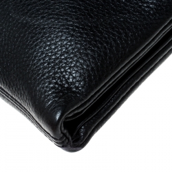 Pre Owned MICHAEL Michael Kors Black Leather Mini Crossbody Bag