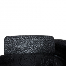 Pre Owned Michael Kors Black Leather Bedford Tassel Shoulder Bag