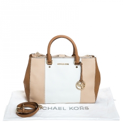 Pre Owned MICHAEL Michael Kors Multicolor Leather Double Zip Jet Set Tote