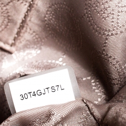 Pre Owned MICHAEL Michael Kors Multicolor Leather Double Zip Jet Set Tote