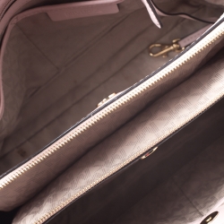 Pre Owned Michael Kors Pink Saffiano Leather Medium Satchel