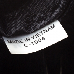 Pre Owned Michael Kors Black Glazed Python Embossed Leather Berkley Clutch