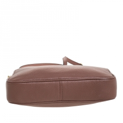 Pre Owned Michael Kors Old Rose Leather Jet Set Crossbody Bag