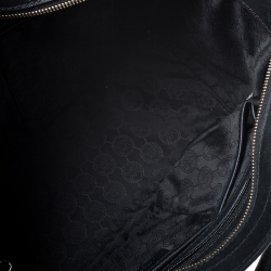 Pre Owned حقيبة مايكل مايكل كورس سلما جلد سوداء