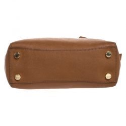 Pre Owned MICHAEL Michael Kors Brown Leather Medium Hamilton Tote