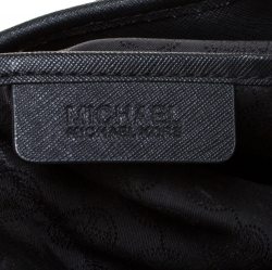 Pre Owned حقيبة يد مايكل مايكل كورس جيت سيت جلد سوداء