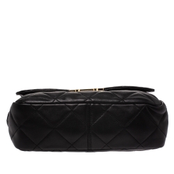 مملوكة مسبقًا Michael Kors Black Leather Small Sloan Shoulder Bag