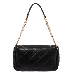 مملوكة مسبقًا Michael Kors Black Leather Small Sloan Shoulder Bag