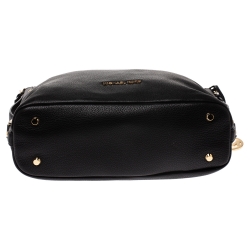 Pre Owned Michael Kors Black Leather Bedford Belted Shoulder Bag