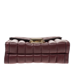 مملوكة مسبقًا Michael Kors Burgundy Leather Small Whitney Shoulder Bag
