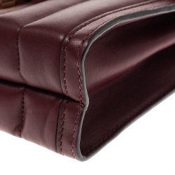 مملوكة مسبقًا Michael Kors Burgundy Leather Small Whitney Shoulder Bag