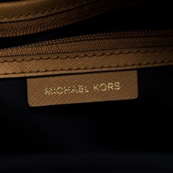 Pre Owned Michael Kors Dark Blue Nylon Backpack