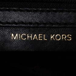 Pre Owned Michael Kors Black Quilted Leather Ginny Camera Crossbody Bag