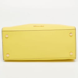 Pre Owned حقيبة يد مايكل مايكل كورس Hamilton جلد خضراء