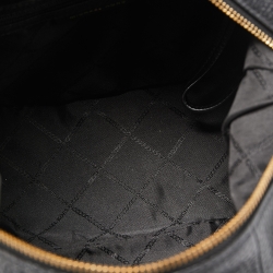 Pre Owned Michael Kors Black Leather Beck Satchel