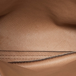 Pre Owned Michael Kors Orange Leather Small Mercer Tote