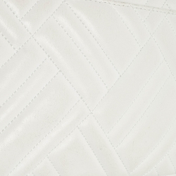 Pre Owned Michael Kors White Quilted Leather Peyton Shoulder Bag