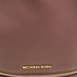 مملوكة مسبقًا Michael Kors Beige Leather Rhea Backpack