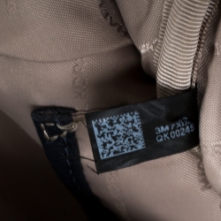 Pre Owned Michael Kors Blue Leather Mini Rhea Backpack 