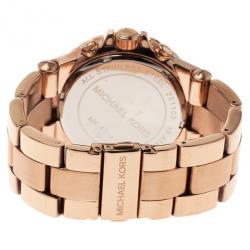 مملوكة مسبقًا Michael Kors Pink Stainless Steel MK-5314 Women's Wristwatch 42MM