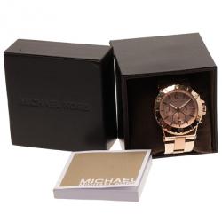 مملوكة مسبقًا Michael Kors Pink Stainless Steel MK-5314 Women's Wristwatch 42MM