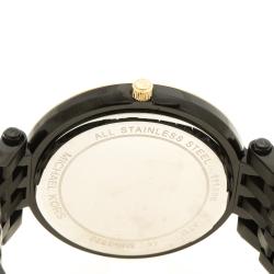 مملوكة مسبقًا ساعة يد نسائية مايكل كورس دارسي MK3322 ستانلس ستيل كريستال سوداء 39 مم