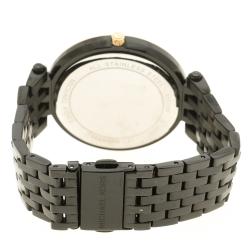 مملوكة مسبقًا ساعة يد نسائية مايكل كورس دارسي MK3322 ستانلس ستيل كريستال سوداء 39 مم