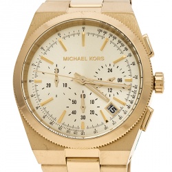 مملوكة مسبقًا Michael Kors Gold Plated Stainless Steel Channing MK5926 Women's Wristwatch 38 mm
