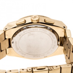 مملوكة مسبقًا Michael Kors Gold Plated Stainless Steel Channing MK5926 Women's Wristwatch 38 mm