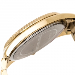 مملوكة مسبقًا ساعة يد نسائية مايكل كورس بلايك MK3226 ستانلس ستيل مطلي ذهب اصفر أخضر زمردي 41.50 مم