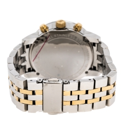 Michael Kors White Mother Of Pearl Two-Tone Stainless Steel Ritz MK5057 Women's Wristwatch 36 mm