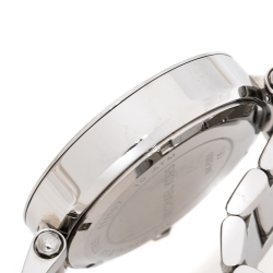 Pre Owned Michael Kors Silver White Stainless Steel Parker MK5353 Women's Wristwatch 39 mm