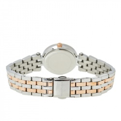Pre Owned Michael Kors Silver Two-Tone Stainless Steel Petite Darci MK3298 Women's Wristwatch 26 mm