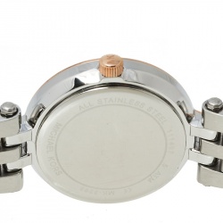 Pre Owned Michael Kors Silver Two-Tone Stainless Steel Petite Darci MK3298 Women's Wristwatch 26 mm