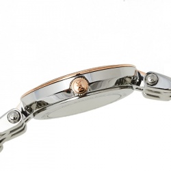 Pre Owned Michael Kors Silver Two-Tone Stainless Steel Petite Darci MK3298 Women's Wristwatch 26 mm