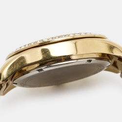 مملوكة مسبقًا Michael Kors Mother of Pearl Gold Plated Stainless Steel Lexington MK7241 Women's Wristwatch 38 mm 