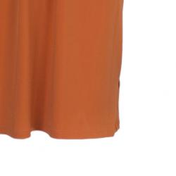 MICHAEL Michael Kors Orange Drawstring Detail Dress S