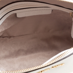 مملوكة مسبقًا حقيبة كروس مايكل مايكل كورس سيندي جلد بيضاء