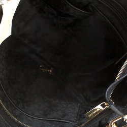 Pre Owned Michael Kors Black Leather Slouchy Hobo