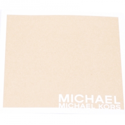 حقيبة مايكل مايكل كورس سلما كبيرة جلد أبيض لامع