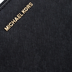 Pre Owned حقيبة كروس مايكل مايكل كورس سيلما جلد أسود صغيرة